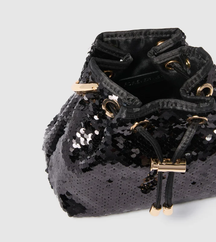 forever new  STELLA Sequined Drawstring Bag for Women | Best Price UAE